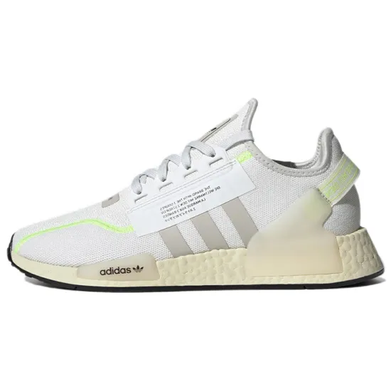 Adidas Originals Nmd R1 V2 Crystal White Signal Green