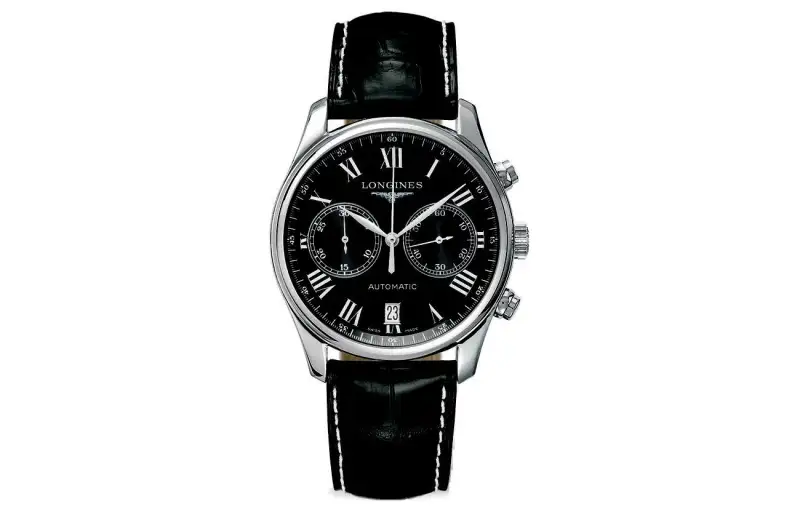 LONGINES Master Collection Automatic Mechanical Movement 30m Waterproof Men's Watch Black Dial