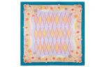 GUCCI Lovelight Scarves Women's Blue/Yellow