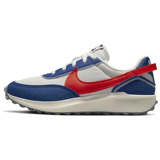 Nike Waffle Debut Swoosh Habanero Red Old Royal