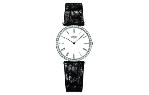 LONGINES Jialan Collection Quartz Movement Women's Watch 29mm White Dial Stainless Steel Case