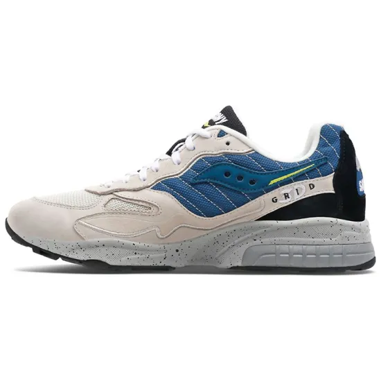 saucony 3D Grid Hurricane Cream Blue