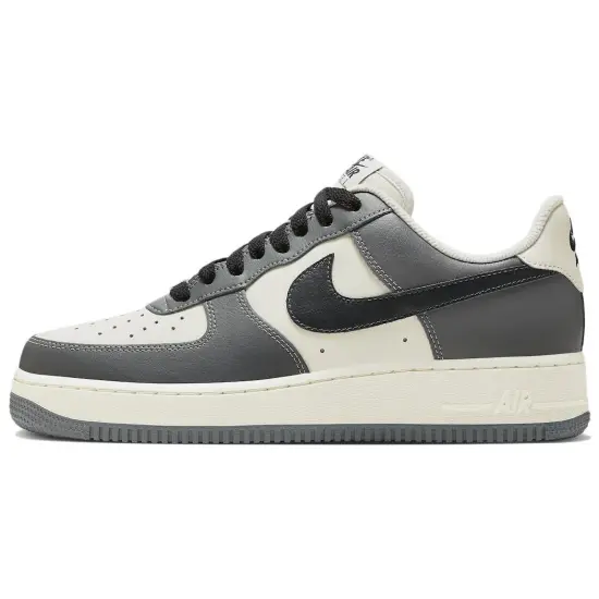 Nike Air Force 1 Skateboarding Shoes Unisex Low-top Grey/white