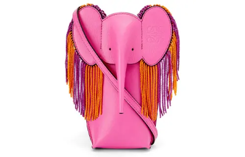 LOEWE Calfskin Crossbody Bags Women's Pink