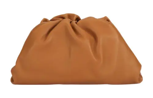 Bottega Veneta The Pouch Ruched Clutch Bag