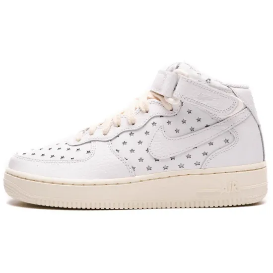Nike Air Force 1 Mid Cut Out Stars Summit White Women's