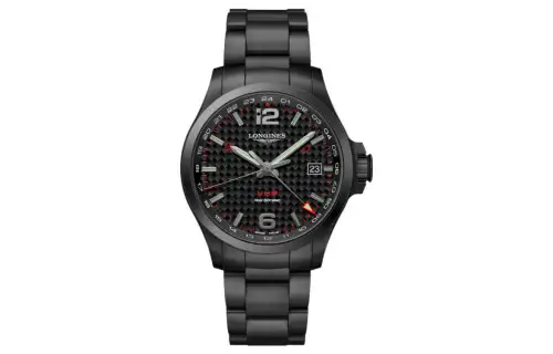 LONGINES Comcast Collection Quartz Movement Minimalist Fashion Men's Watch 43mm Black Dial