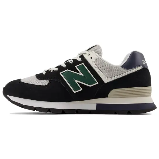 New Balance 574 Rugged Black Green