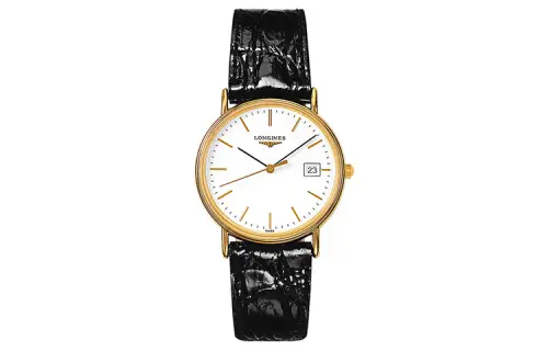 LONGINES Magnificent Collection Quartz Movement Calendar Display Women's Watch White Dial Stainless Steel Case