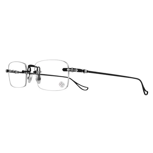 Chrome Hearts 925 Sterling Silver Square Eyeglass Frames Unisex