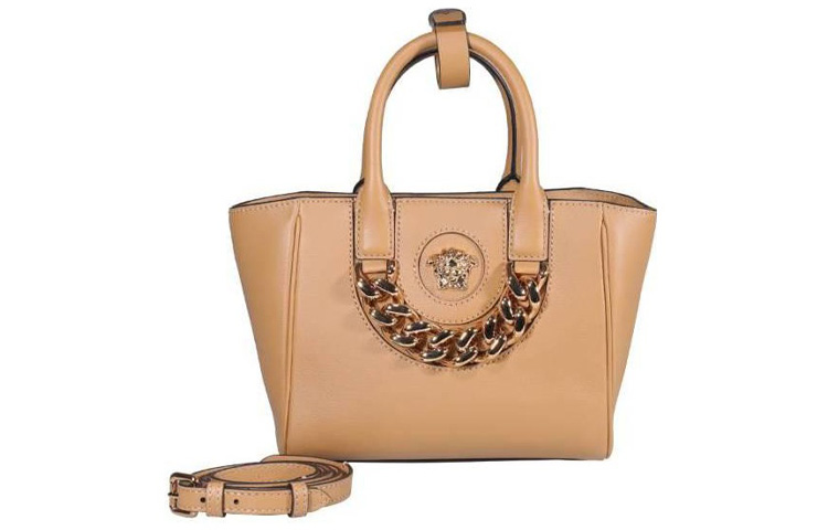 Женская сумка Versace La Medusa (коричневая)