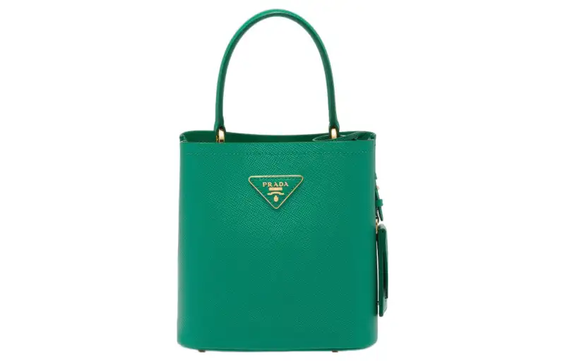 PRADA Saffiano Leather Shoulder Bag, Crossbody Bag, Handbag Women's Mango