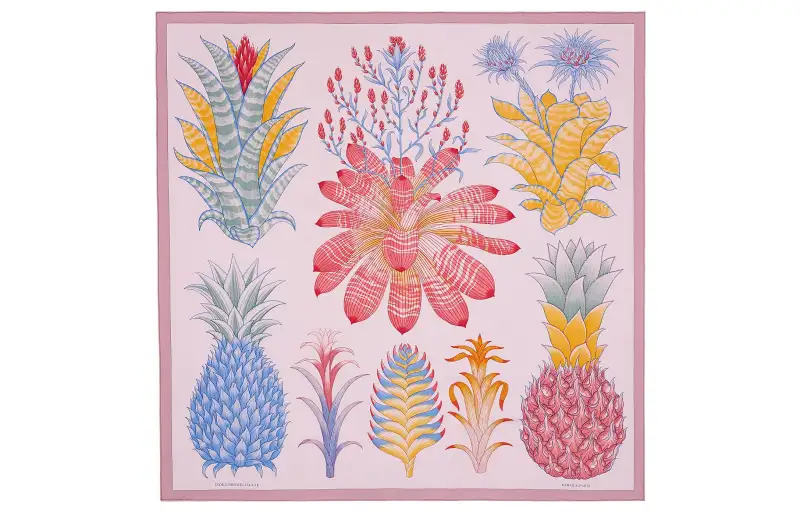 HERMES Carre Scarves Women's Purple