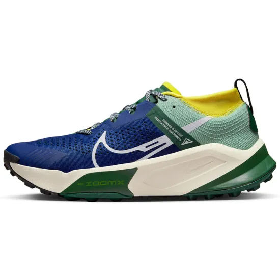 Nike ZoomX Zegama Trail Deep Royal Blue Yellow Strike