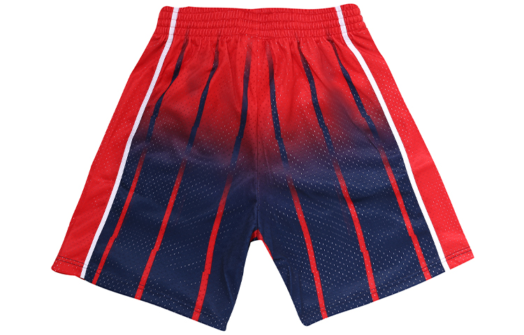 Mitchell Ness Basketball Shorts Men’s Red Navy Cyan