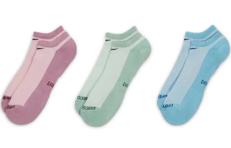 Nike Ankle Socks Unisex Pink/Green/Blue