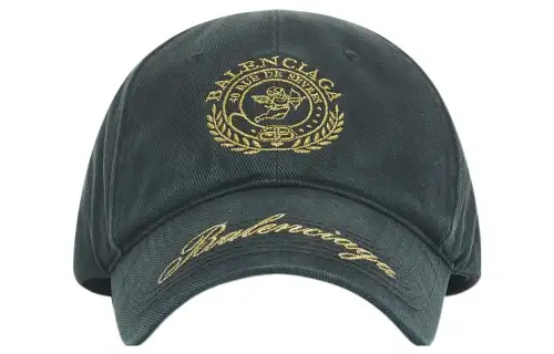Balenciaga Qixi Crest Cap In