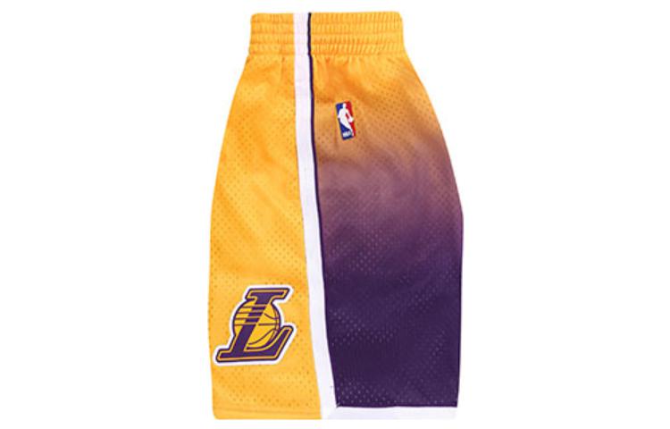 Mitchell Ness Basketball Shorts Men’s Purple Gold