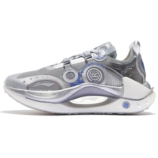 LiNing Jueying CRC Casual Shoes Men Low Top Silver/Antarctic Gray