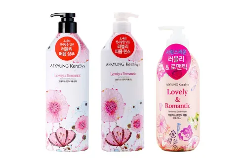 AEKYUNG KERASYS Shampoo, conditioner, shower gel, set, South Korea, oil sheen control, adds volume, 3 piece set