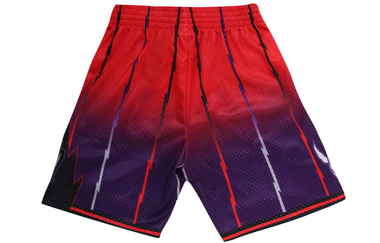 Mitchell Ness Basketball Shorts Men’s Red Purple