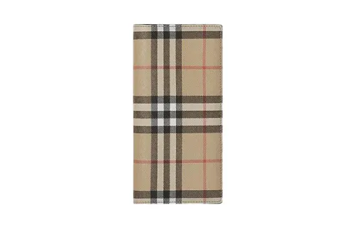 Burberry VINTAGE Cotton Wallet Men's Brown