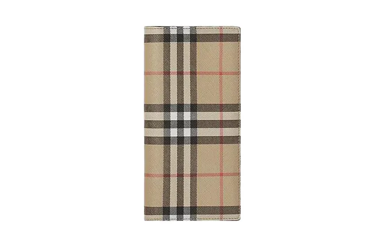 Burberry VINTAGE Cotton Wallet Men's Brown