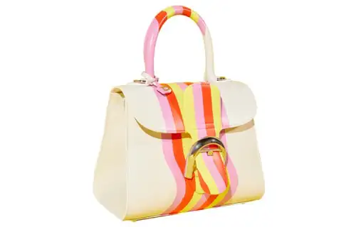 GUCCI Delvaux Collaboration Brillant Leather Handbag Mini Women's Creamy White/ivory