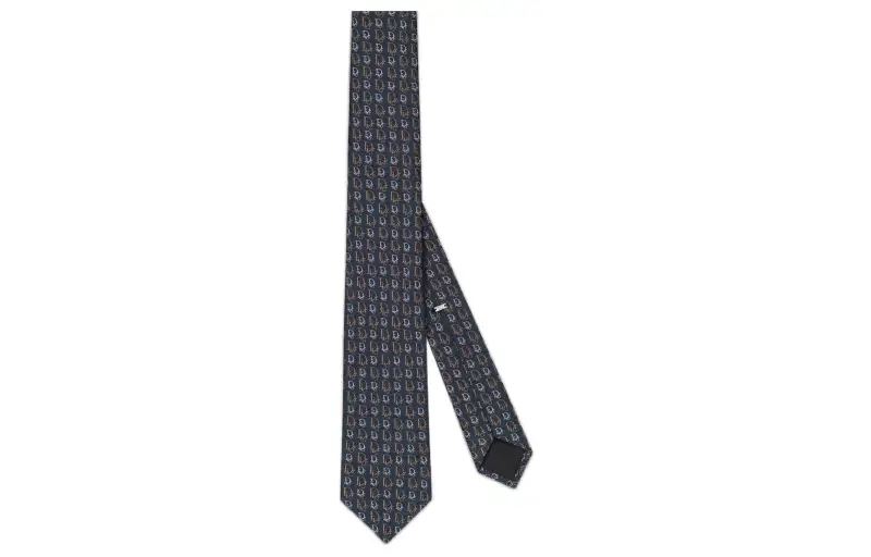 DIOR Ties Men's Marine Blue