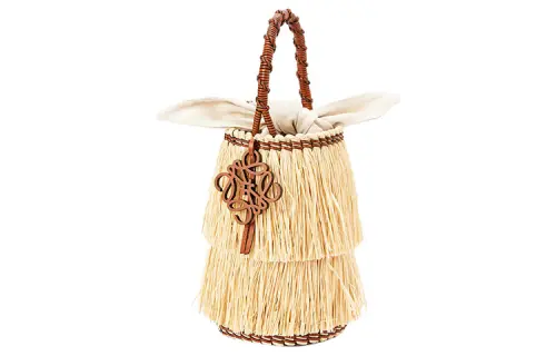 LOEWE Frayed Bucket Handbags