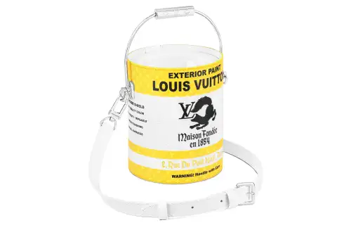 LOUIS VUITTON Cow Leather One Shoulder Handbag Regular Men's Yellow