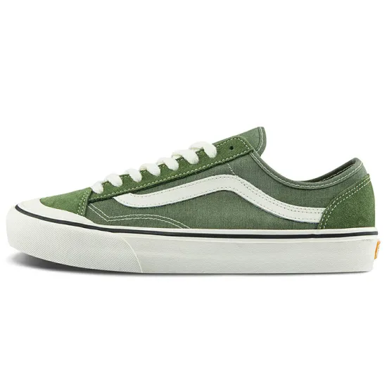 Vans Style 136 Skateboarding Shoes Unisex Low-top Matcha Green