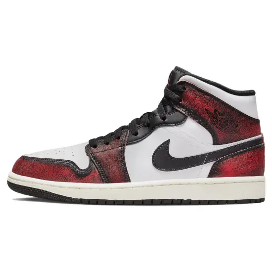 Jordan 1 Mid Wear-Away Chicago