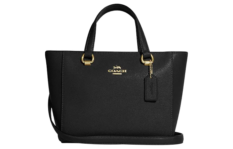 COACH Alice Leather Shoulder Bag, Crossbody Bag Handbags Small Women's Black