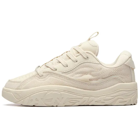 ANTA Hot Skateboard Shoes Women's Low-Top Muddy Sandy Gray