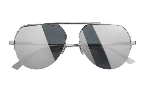Bottega Veneta Sunglasses Men's Silver