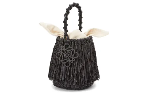 LOEWE Frayed Bucket Handbags
