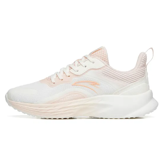 ANTA Running Collection Running Shoes Women's Low-Top Ivory White/Pale Pink