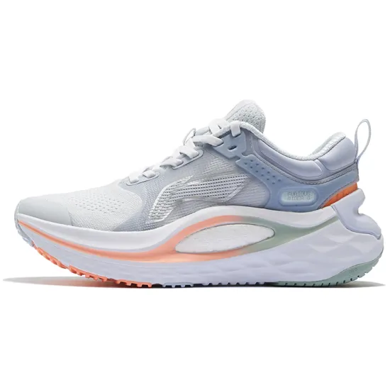 LINING Furious Rider 6.0 Running Shoes Women's Low Top Light Cream Blue/Sky Feather Blue/Gray/Orange
