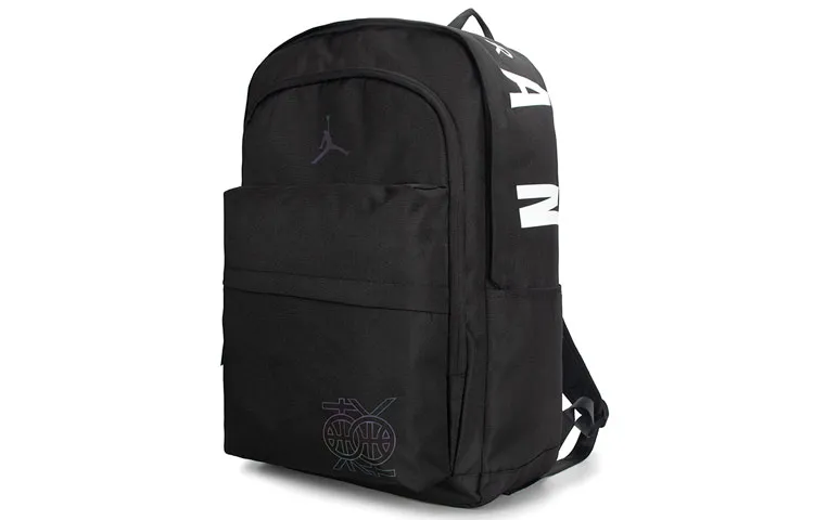 Jordan Polyester Sports Bag Laptop Bag Backpack Regular Unisex Black