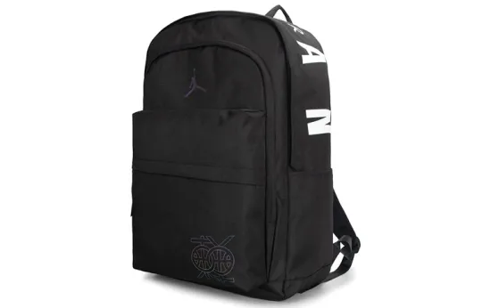 Jordan Polyester Sports Bag Laptop Bag Backpack Regular Unisex Black