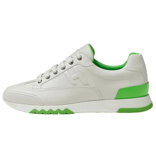 HERMES Trail Casual Shoes Men Low-Top White Green