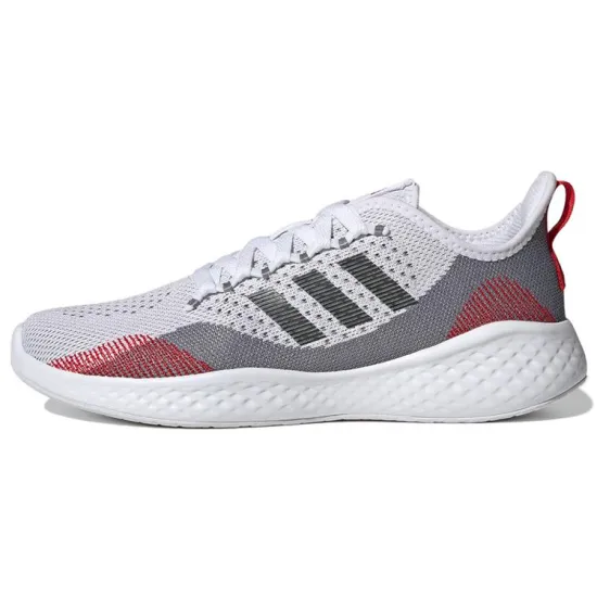 Adidas Fluidflow 2.0 Running Shoes Men Low-Top Gray Red