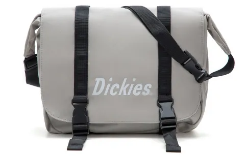 Dickies Acrylic Messenger Bag, Crossbody Bag Regular Unisex Beige Gray Style