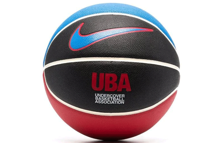 Nike Synthetic Leather Basketball Red Black Blue Size 7 Ball Competition China Mainland Version