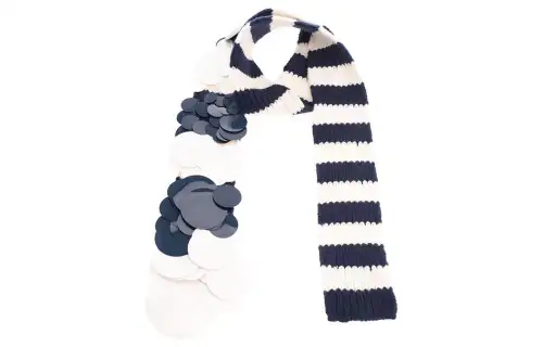 PRADA Knit Scarves Unisex Blue