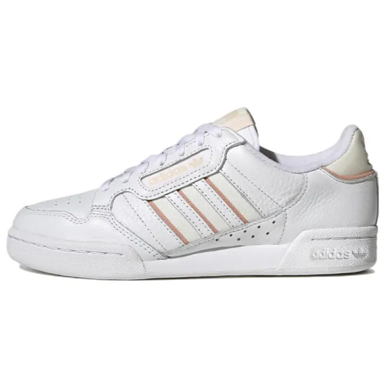 Adidas Originals Continental Skateboard Shoes Women's Low-top White/orange
