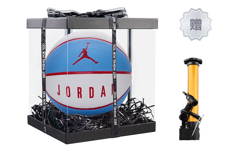 Jordan Artificial Leather Basketball White, University Blue, University Red Size 7 Ball Training Unisex