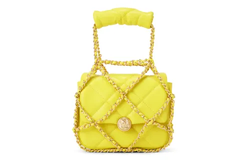 CHARLES&KEITH Leather Charles & Keith Bag, Small Square Bag, Shoulder Bag, Crossbody Bag, Handbag Small Women's