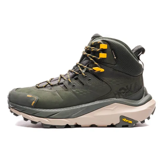 HOKA ONE ONE Kaha 2 High Gore-Tex Duffel Bag Green Radiant Yellow